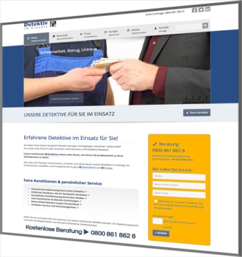 Beispiel Internetauftritt Homepage erstellen Erstellter Internetauftritt Homepage