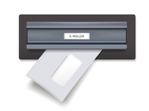 Erfolgreiches Werbebrief-Beispiel Brief im Briefkasten